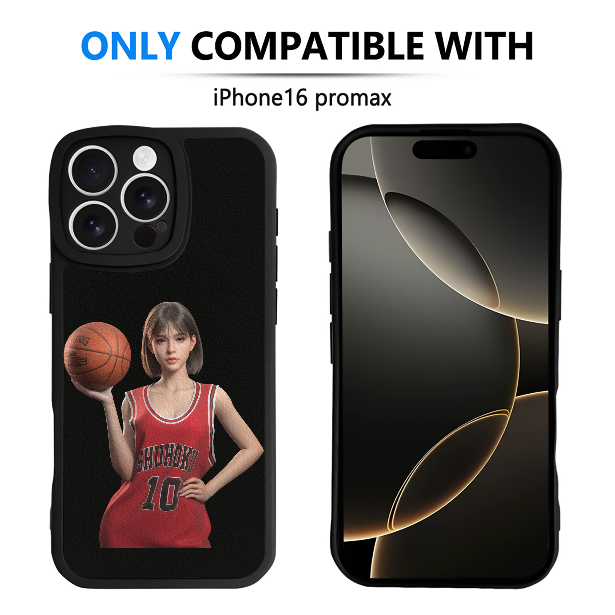 （画像用） SLAM DUNK／スラムダンク 【iPhone 16シリーズ対応】シリコンスマホケース（レザー調） 材質：シリコン